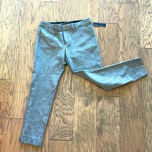 Banana Republic Slim Ankle Size 12 Gray Dress Pants